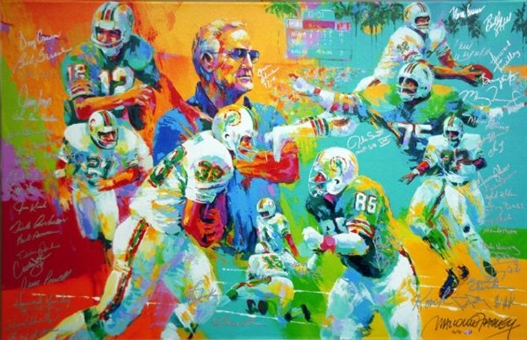 Miami Dolphins Perfect Season Team Signed Giclee -Limited Edition of 72